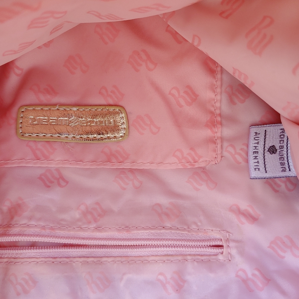 Rocawear Tan Quilted String Backpack - image 4